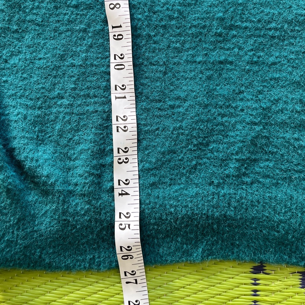 ARITZIA WILFRED FREE Hushknit Turtlenck Sweater Teal Size Small Fall Casual - Picture 13 of 14